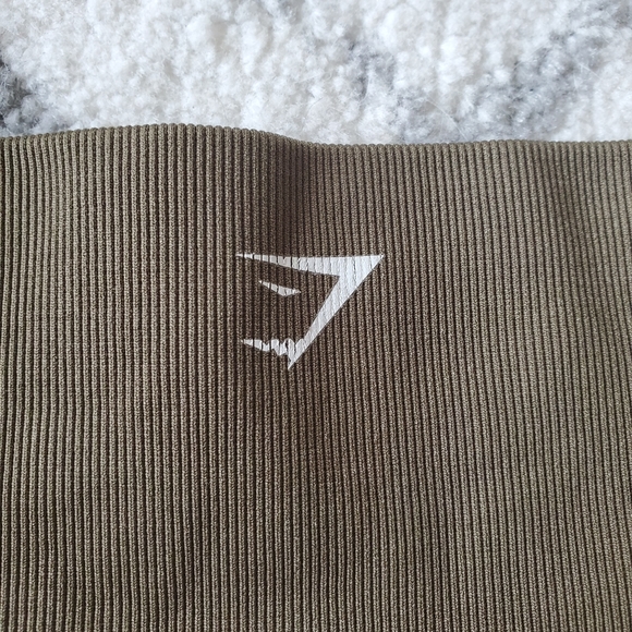 SOLD****GYMSHARK Olive Green Energy Seamless - Picture 7 of 8